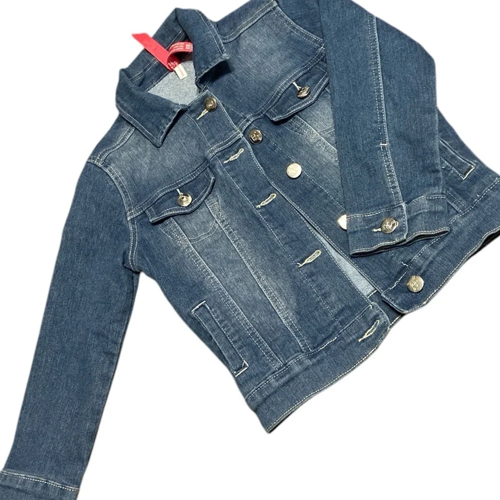 Little girls denim jacket size 6-6X L81